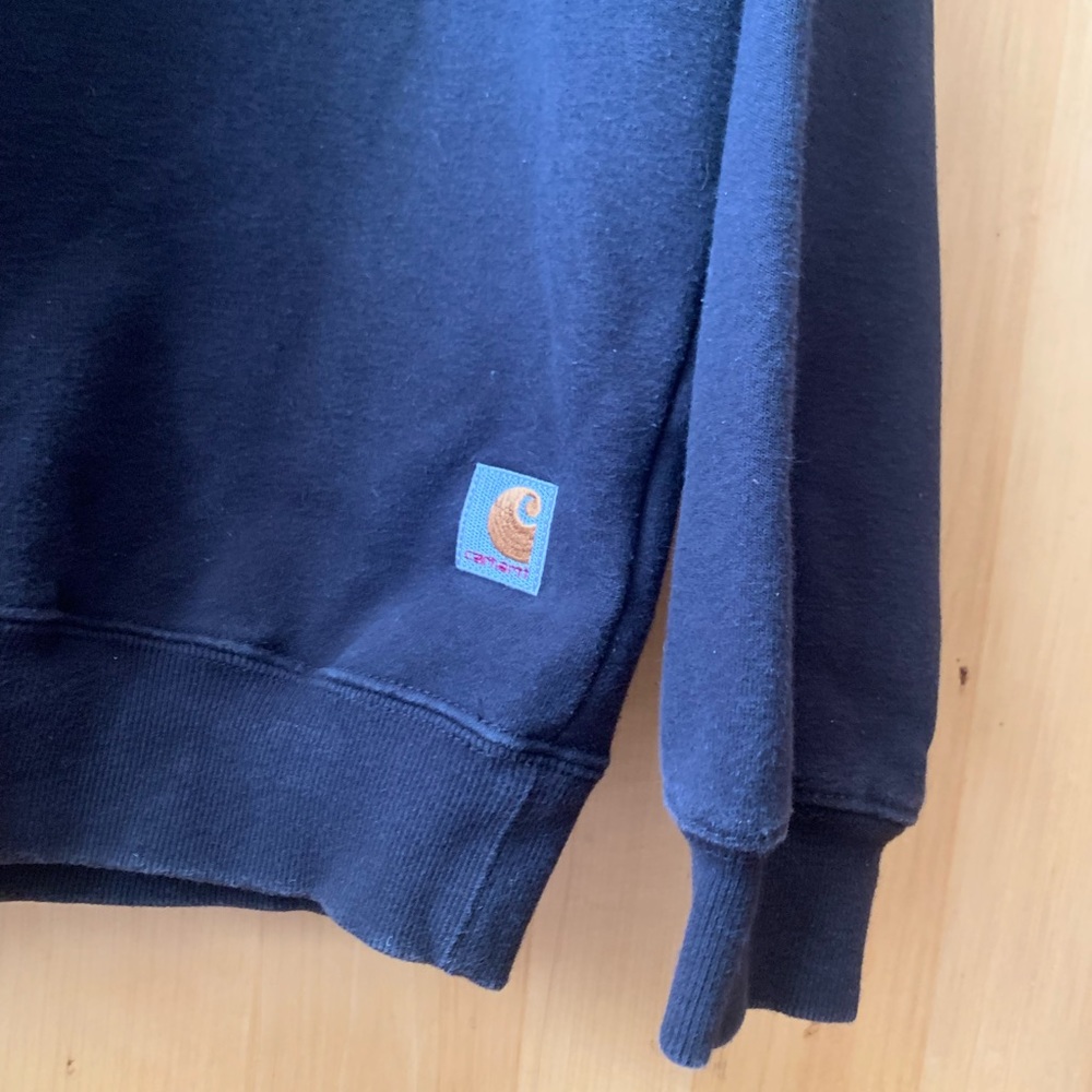 Carhartt crewneck sweatshirt black, men’s large
